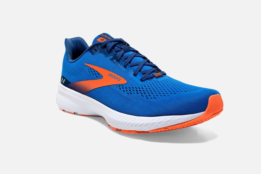 Brooks Launch 8 Road Löparskor Herr - Blå/Orange - 9302-JWPRY